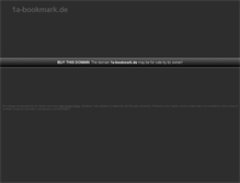 Tablet Screenshot of 1a-bookmark.de